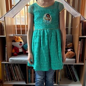 Disney Jasmine Kids Teal Princess Dress